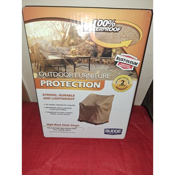 Budge -Outdoor Furniture Protection, Beige New - Picture 1 of 5
